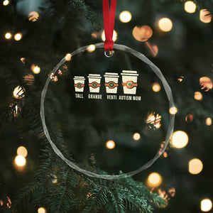 Funny Autism Mom Crystal Glass Ornament Coffee Support Autistic TS02 Print Your Wear