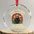 Funny Autistic Raccoon Meme Crystal Glass Ornament I Don't Struggle With Autism TS02 Transparent Glass 3'' Circle Print Your Wear