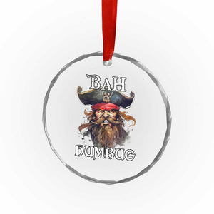 Funny Bah Humbug Xmas Pirate Crystal Glass Ornament TS11 Print Your Wear