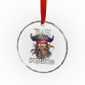Funny Bah Humbug Xmas Pirate Crystal Glass Ornament TS11 Print Your Wear