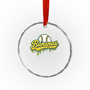 Funny Banana Baseball Crystal Glass Ornament Sports Team Baseball Drip Ice Cream Style TS10 Print Your Wear