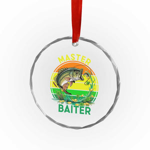 Funny Bass Fishing St Patricks Day Crystal Glass Ornament Master Baiter TS14 Print Your Wear