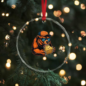 Funny Br Eating CHZ Joke Game Day Crystal Glass Ornament Gift For Football Lovers TS12 Print Your Wear