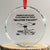 Funny Beaver Valley Crystal Glass Ornament There’s No Place I'd Rather Be Adult Humor - Print Your Wear