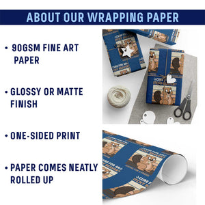 Funny Beaver Wrapping Paper Roll Cure For An Itchy Beaver Ask For A Friend Adult Humor TS02 Print Your Wear