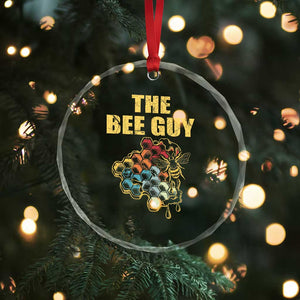 Funny Beekeeper Crystal Glass Ornament The Bee Guy Insect Animal Lover TS11 Print Your Wear