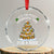 Funny Beer Xmas Tree Crystal Glass Ornament It's the Most Wonderful Time For A Beer TS09 Transparent Glass 3'' Circle Print Your Wear