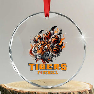 Funny BFT Crystal Glass Ornament Football Player Gift TS12 Transparent Glass 3'' Circle Print Your Wear