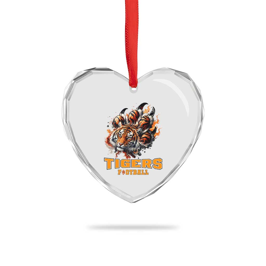 Funny BFT Heart Crystal Glass Ornament Football Player Gift TS12 Print Your Wear