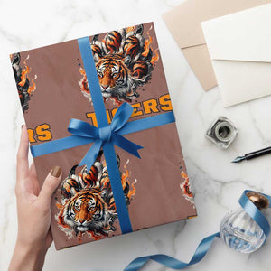 Funny BFT Wrapping Paper Roll Football Player Gift TS12 Mocha Print Your Wear