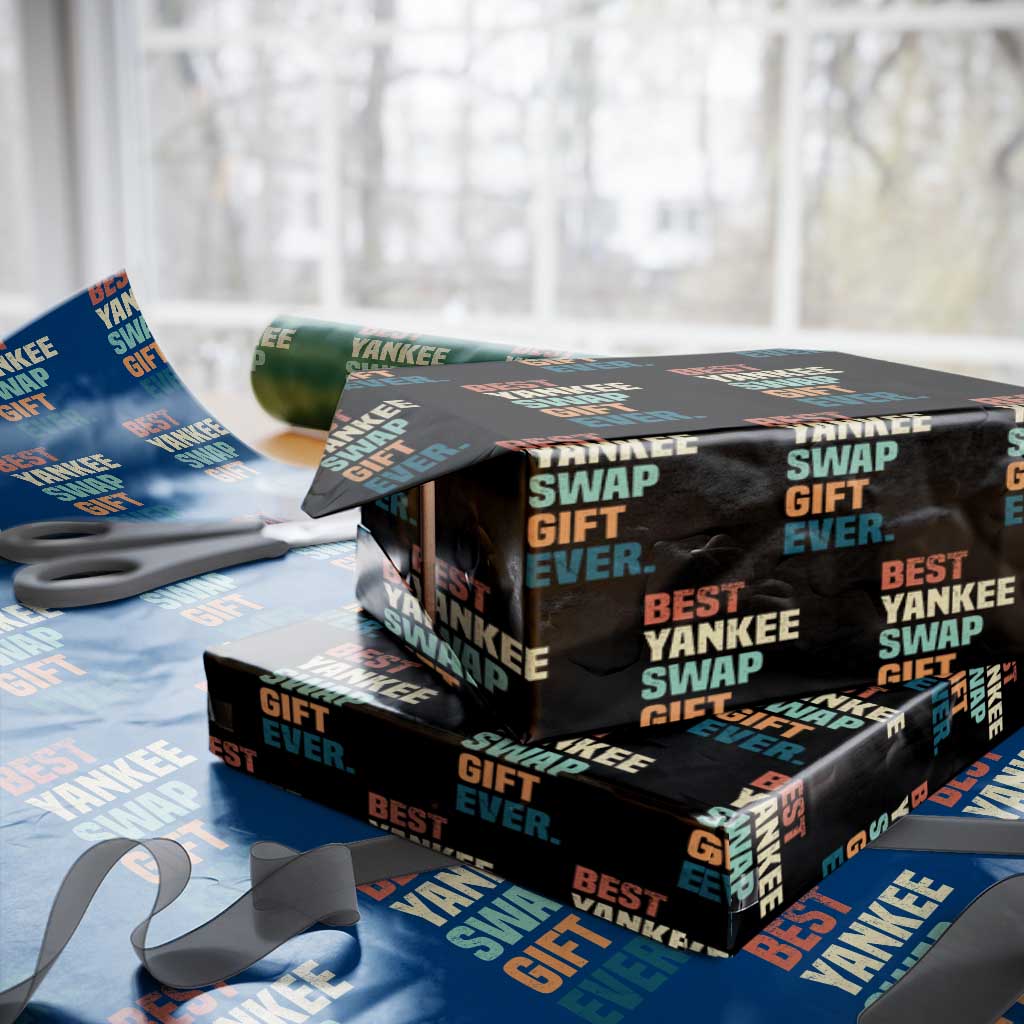 Funny Best Yankee Swap Gift Ever Wrapping Paper Roll Christmas Gift Exchange Game TS11 Black Print Your Wear
