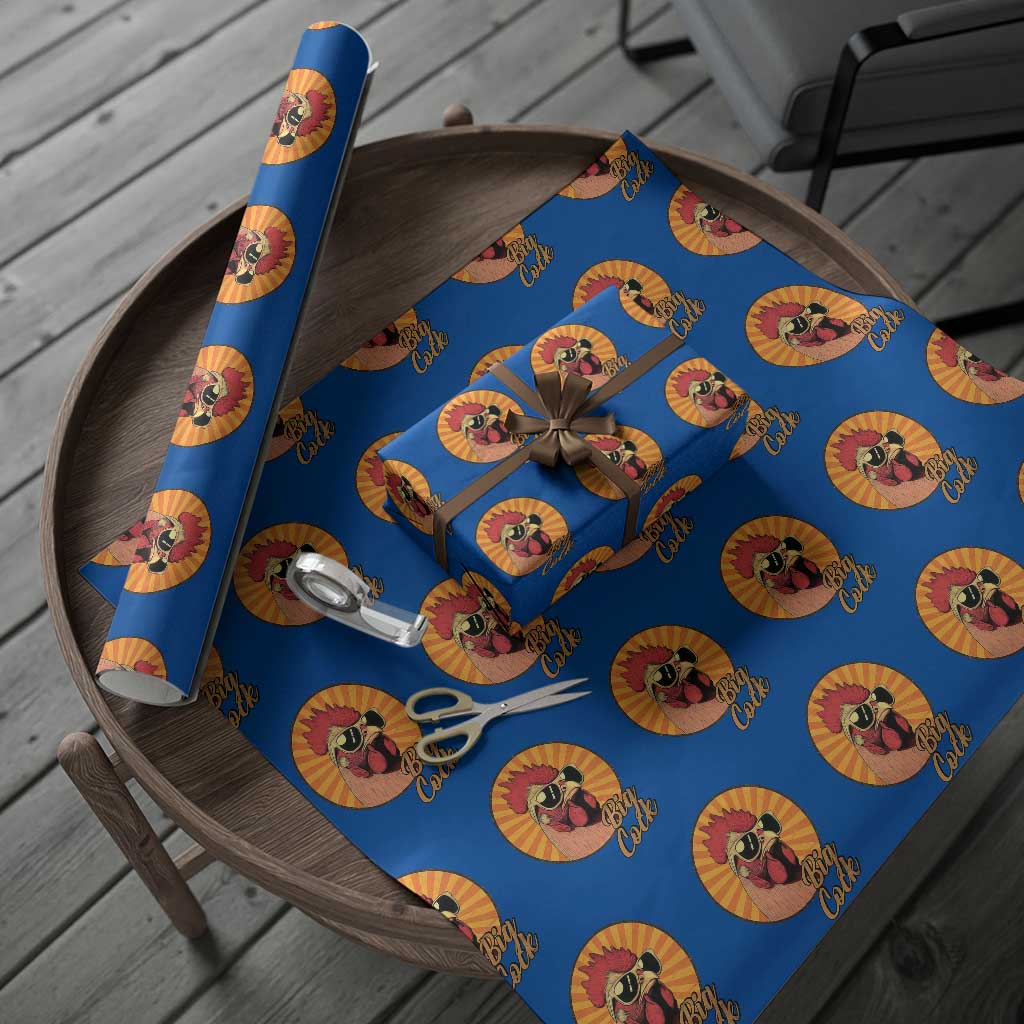 Funny Big Cock Chicken Wrapping Paper Roll Raunchy Inappropriate Adult Humor TS11 Blue Print Your Wear