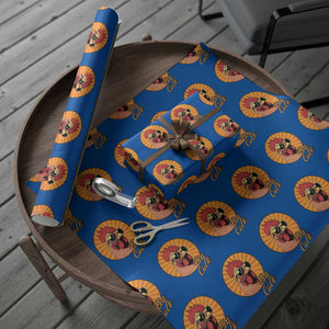 Funny Big Cock Chicken Wrapping Paper Roll Raunchy Inappropriate Adult Humor TS11 Blue Print Your Wear