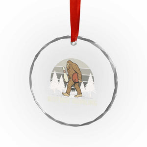 Funny Bigfoot Bowling Crystal Glass Ornament Gift For Bowler TS12 Print Your Wear