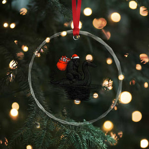 Funny Bigfoot Christmas Crystal Glass Ornament Sasquatch Loch Ness Cryptid Xmas TS14 Print Your Wear