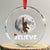 Funny Bigfoot Crystal Glass Ornament Cool Full Moon & Trees Sasquatch Xmas Lights TS10 Transparent Glass 3'' Circle Print Your Wear