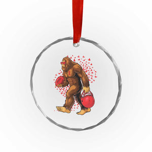 Funny Bigfoot Football Crystal Glass Ornament Support HIV Awareness Gift TS12 Print Your Wear