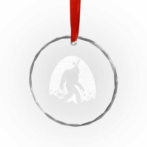 Funny Bigfot Easter Crystal Glass Ornament Sasquatch Rabbit Night Stroll Moon Egg TS14 Print Your Wear