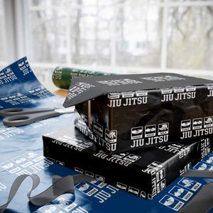 Funny BJJ Wrapping Paper Roll Toque Soco Rola Brazilian Jiu Jitsu TS10 Black Print Your Wear
