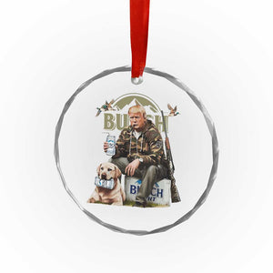 Funny Black Cat Crystal Glass Ornament Bruh Retro Cat Meme Graphic - Print Your Wear