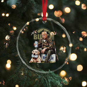 Funny Black Cat Crystal Glass Ornament Bruh Retro Cat Meme Graphic TS02 Print Your Wear