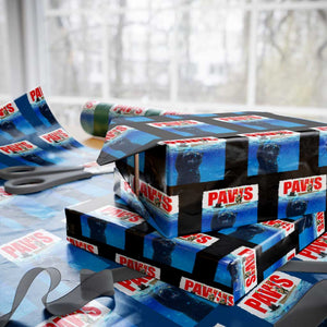 Funny Black Cat Wrapping Paper Roll PAWS Parody Kitten Mouse Humorous TS14 Black Print Your Wear