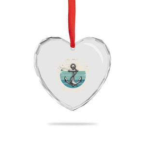 Funny Boating Heart Crystal Glass Ornament Life Is Better On A Boat TS14 Print Your Wear