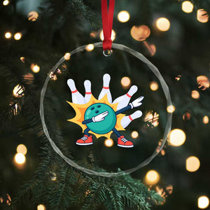 Funny Bowling Ball Dab Crystal Glass Ornament Sports Lover Gift TS12 Print Your Wear
