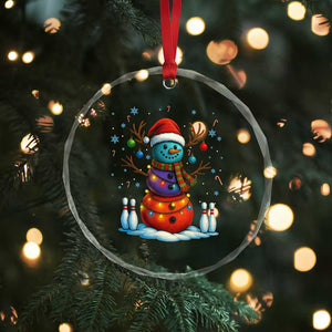 Funny Bowling Christmas Crystal Glass Ornament Gift For Bowler TS12 Print Your Wear