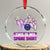 Funny Bowling Lover Crystal Glass Ornament This Is My Spare Shirt Quote TS12 Transparent Glass 3'' Circle Print Your Wear