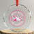 Funny Bowling Quote Crystal Glass Ornament Who Gives A Split For Women TS12 Transparent Glass 3'' Circle Print Your Wear