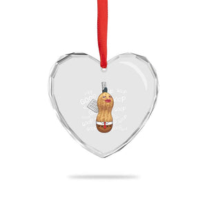 Funny Burnt Peanut Bungulator Heart Crystal Glass Ornament Mhmmm Goop Goop TS14 Print Your Wear