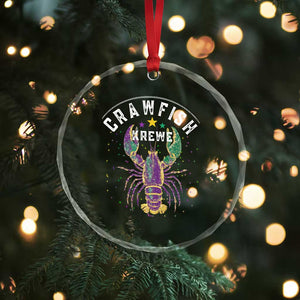 Funny Cajun Crawfish Boil Mardi Gras Crystal Glass Ornament Crawfish Krewe TS11 Print Your Wear