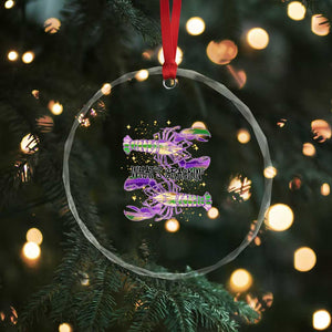 Funny Cajun Crawfish Boil Mardi Gras Crystal Glass Ornament What's Crackin TS11 Print Your Wear