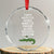 Funny Cajun Louisiana Xmas Crystal Glass Ornament Eight Crocodiles New Orleans Santa TS11 Transparent Glass 3'' Circle Print Your Wear