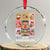 Funny Capybara Xmas Crystal Glass Ornament In My Christmas Era TS09 Transparent Glass 3'' Circle Print Your Wear