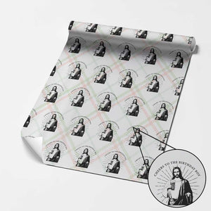 Funny Cheers To The Birthday Boy Wrapping Paper Roll Christmas Christian Faith TS11 Christmas Plaid Print Your Wear