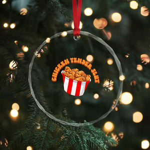 Funny Chicken Tender Slut Crystal Glass Ornament Tendies Bucket TS02 Print Your Wear