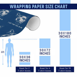Funny Chihuahua Smoking Meme Wrapping Paper Roll I Got That Dog In Me TS12 Print Your Wear