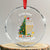 Funny Chrismukkah Hanukkah Xmas Crystal Glass Ornament In This House We Celebrate Love Xmas Tree Menorah TS11 Transparent Glass 3'' Circle Print Your Wear