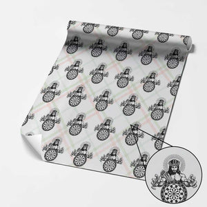 Funny Christian Dartist Gift Wrapping Paper Roll Jesus Bullseye Shooter TS12 Christmas Plaid Print Your Wear