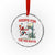 Funny Christmas Basketball Jersey Devil Crystal Glass Ornament Hoops For The Holidays TS12 Transparent Glass 3'' Circle Print Your Wear