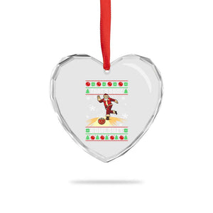 Funny Christmas Bowling Heart Crystal Glass Ornament Thats Some Bowlshit Xmas Bowler Santa TS11 Print Your Wear