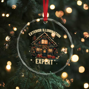 Funny Christmas Crystal Glass Ornament Exterior Illumination Expert Xmas Lights Home Decor TS02 Print Your Wear