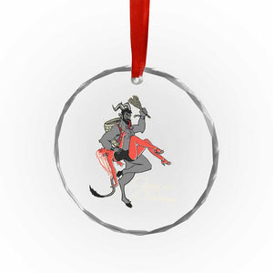 Funny Christmas Gruss Vom Krampus Crystal Glass Ornament TS09 Print Your Wear