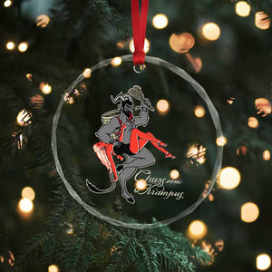 Funny Christmas Gruss Vom Krampus Crystal Glass Ornament TS09 Print Your Wear