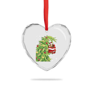 Funny Christmas Guinea In Green Hand Naughty Heart Crystal Glass Ornament Cute Pet Lover Gift TS12 Print Your Wear
