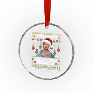 Funny Christmas Jeffrey Dahmer Crystal Glass Ornament I Like My Men Like My Coffee Ground Up Serial Killer TS11 Print Your Wear
