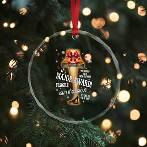 Funny Christmas Movie Crystal Glass Ornament It Is A Major Award Fragile Italian Leg Lamp TS11 Print Your Wear