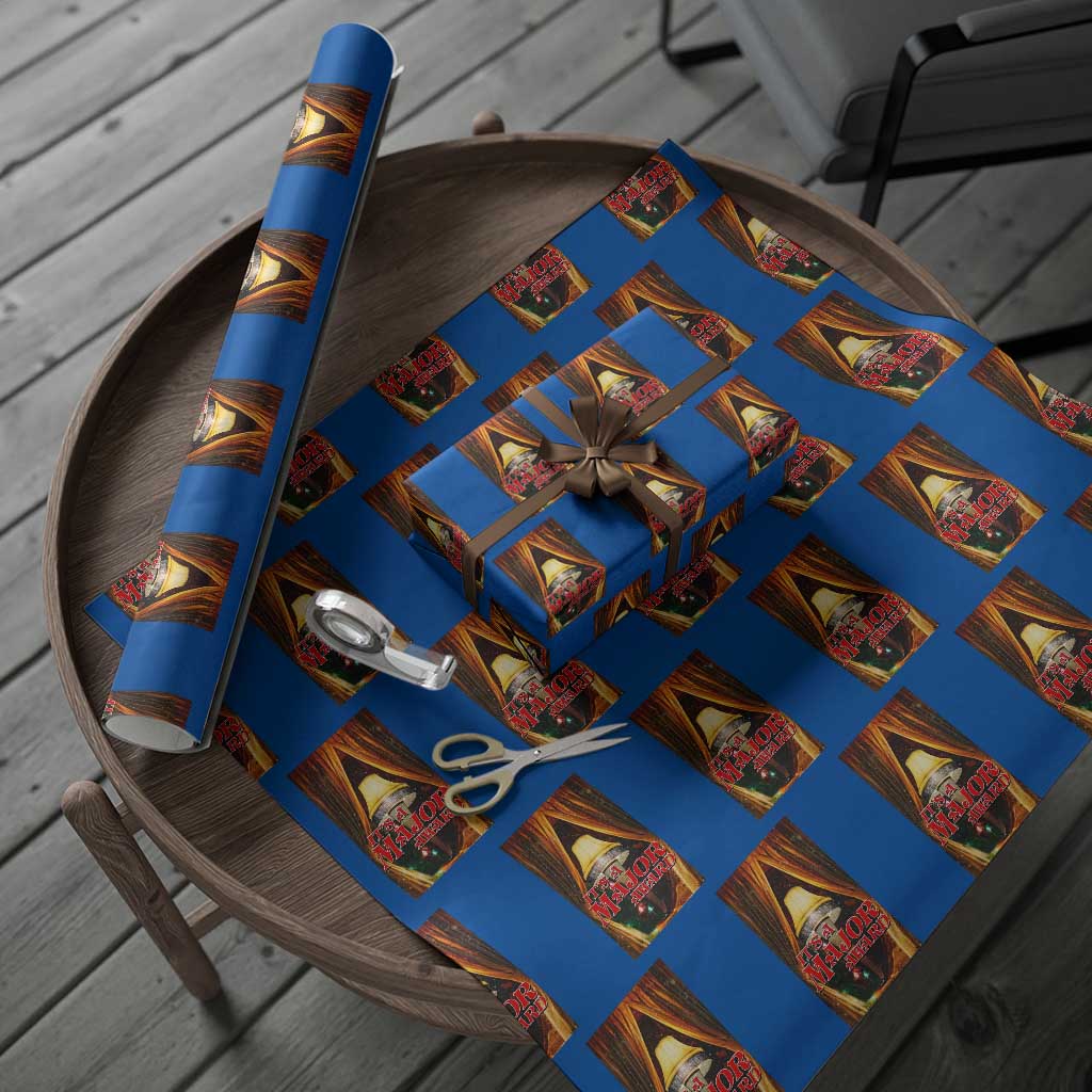 Funny Christmas Movie It Is A Major Award Wrapping Paper Roll Italian Leg Lamp TS11 Blue Print Your Wear